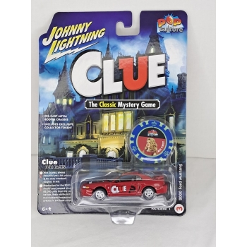 Johnny Lightning 1:64 Clue – Ford Mustang 2000 red